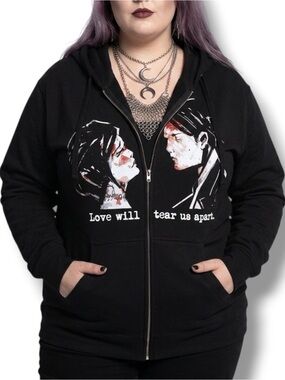 MCR Demolition Lovers Unisex Zip Hoodie - Love Will Tear Us Apart - NWOT 2XL